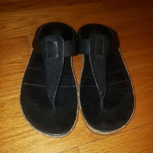 Fitflop black leather sandals Women Size 7